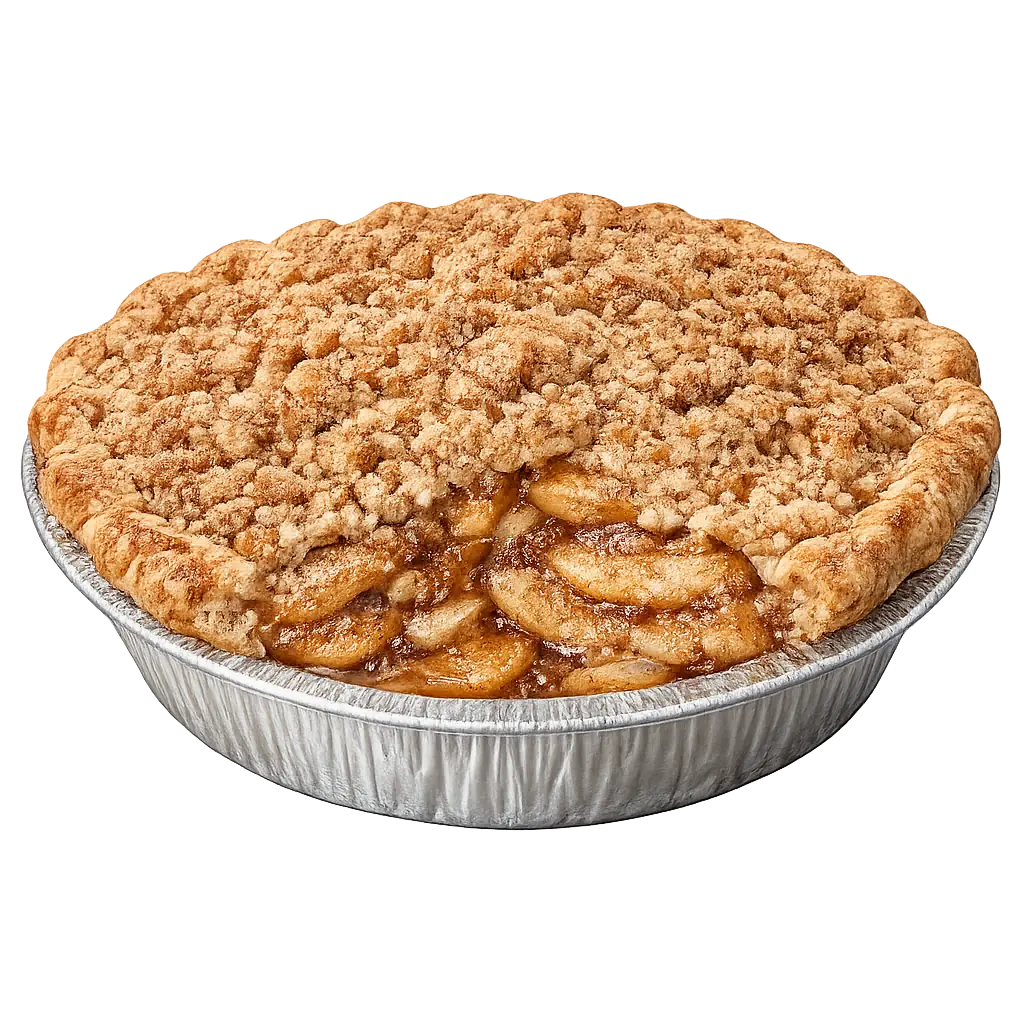 Dutch Apple Crumble Pie