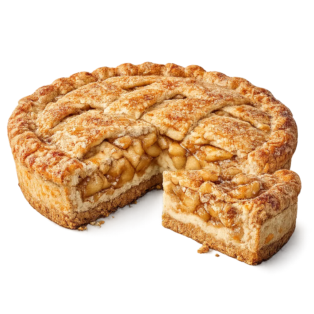 Spiced Caramel Crumble Apple Pie